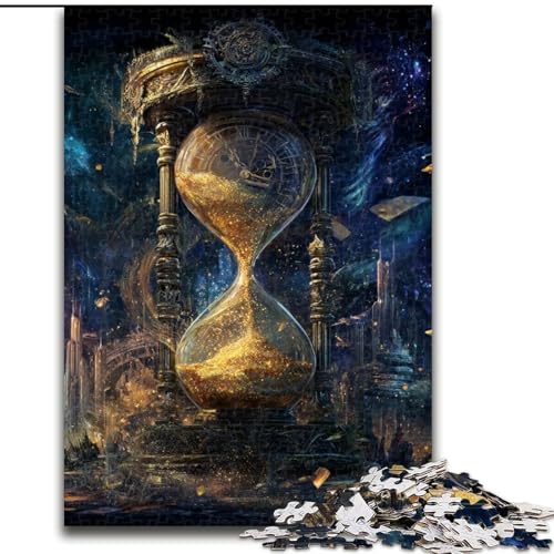 Puzzle 1000 Teile für Erwachsene, kosmische Sanduhr, Heimdekoration, Denksportspiel für Teenager und Familieninteraktion (Größe 50x75cm) von LYXIANY
