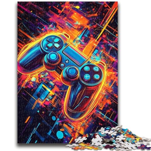 Puzzle 1000 Teile für Erwachsene, schwierige und anspruchsvolle Gamecontroller, mit passendem Poster und Quizblatt, für 14-Jährige, 50x75cm Puzzle 1000 Teile für Erwachsene, schwierige und anspruchsvolle Gamecontroller, mit passendem Poster und Quizblatt, für 14-Jährige, 50x75cm von LYXIANY