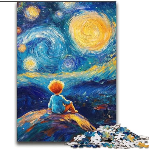 Puzzle 1000 Teile für Erwachsene „Der kleine Prinz des Nachthimmels“, dekomprimierendes intellektuelles Lernspielzeug ganze Familie, 38x52cm Puzzle 1000 Teile für Erwachsene „Der kleine Prinz des Nachthimmels“, dekomprimierendes intellektuelles Lernspielzeug ganze Familie, 38x52cm von LYXIANY