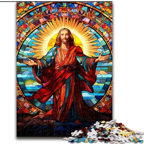 Puzzle 1000 Teile für Erwachsene „Jesus im Himmel“, Holzpuzzle, Denksportaufgabe, Teenager und Heimdekoration, 50x75cm Puzzle 1000 Teile für Erwachsene „Jesus im Himmel“, Holzpuzzle, Denksportaufgabe, Teenager und Heimdekoration, 50x75cm von LYXIANY