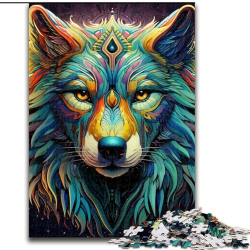 Puzzle 1000 Teile für Erwachsene Art Wolf Unmögliches Puzzle für Erwachsene 26x38cm Denksportaufgabe, Spiel für Erwachsene, interaktive Familienaktivität Puzzle 1000 Teile für Erwachsene Art Wolf Unmögliches Puzzle für Erwachsene 26x38cm Denksportaufgabe, Spiel für Erwachsene, interaktive Familienaktivität von LYXIANY