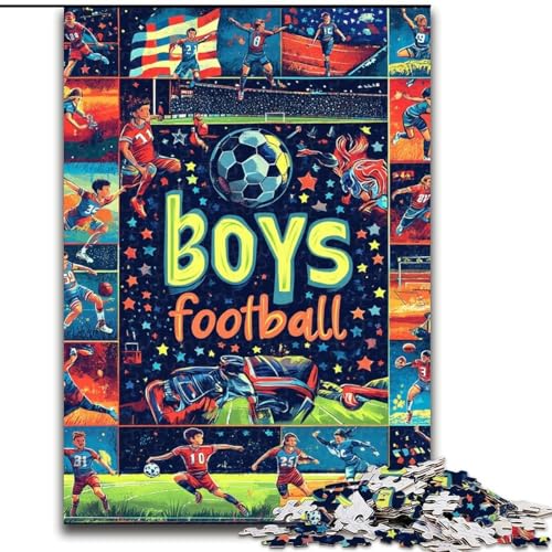 Puzzle 1000 Teile für Erwachsene Ballsport-Collage-Puzzle aus Holz, schwieriges Denkspiel für Teenager, Größe 50x75cm Puzzle 1000 Teile für Erwachsene Ballsport-Collage-Puzzle aus Holz, schwieriges Denkspiel für Teenager, Größe 50x75cm von LYXIANY
