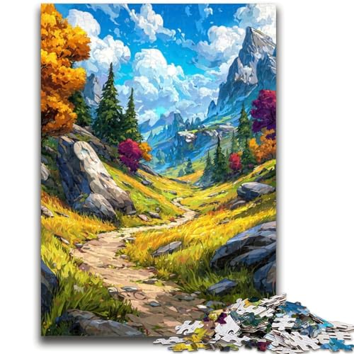 Puzzle 1000 Teile für Erwachsene Berge im Herbst Denkspiel Lernspiel zum Geburtstag, Weihnachten für ab 14 Jahren 50x75cm Puzzle 1000 Teile für Erwachsene Berge im Herbst Denkspiel Lernspiel zum Geburtstag, Weihnachten für ab 14 Jahren 50x75cm von LYXIANY