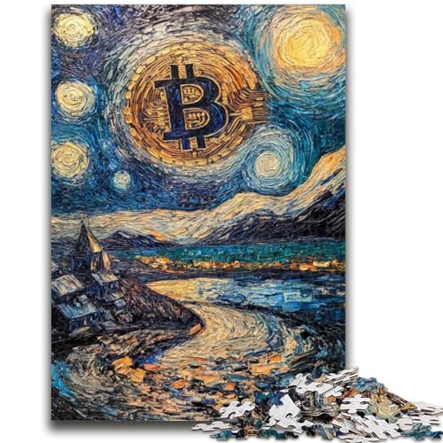 Puzzle 1000 Teile für Erwachsene Bitcoin-Logo Denkspiel Lernspiel zum Geburtstag, Weihnachten für ab 14 Jahren 50x75cm Puzzle 1000 Teile für Erwachsene Bitcoin-Logo Denkspiel Lernspiel zum Geburtstag, Weihnachten für ab 14 Jahren 50x75cm von LYXIANY