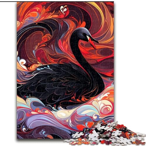 Puzzle 1000 Teile für Erwachsene Black Swan Puzzles für Erwachsene 26x38cm Denksportaufgabe, Spiel für Erwachsene, interaktive Familienaktivität Puzzle 1000 Teile für Erwachsene Black Swan Puzzles für Erwachsene 26x38cm Denksportaufgabe, Spiel für Erwachsene, interaktive Familienaktivität von LYXIANY