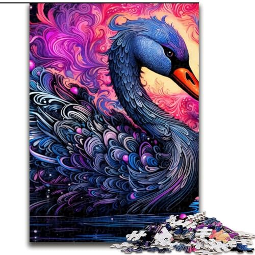 Puzzle 1000 Teile für Erwachsene Black Swan Puzzles für Erwachsene 50x75cm Denksportaufgabe, Spiel für Erwachsene, interaktive Familienaktivität Puzzle 1000 Teile für Erwachsene Black Swan Puzzles für Erwachsene 50x75cm Denksportaufgabe, Spiel für Erwachsene, interaktive Familienaktivität von LYXIANY