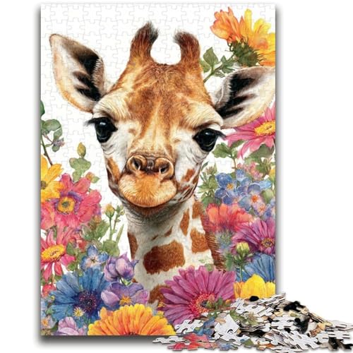 Puzzle 1000 Teile für Erwachsene Blumen Giraffe Denkspiel Lernspiel für Geburtstag, Weihnachten für ab 14 Jahren 50x75cm Puzzle 1000 Teile für Erwachsene Blumen Giraffe Denkspiel Lernspiel für Geburtstag, Weihnachten für ab 14 Jahren 50x75cm von LYXIANY