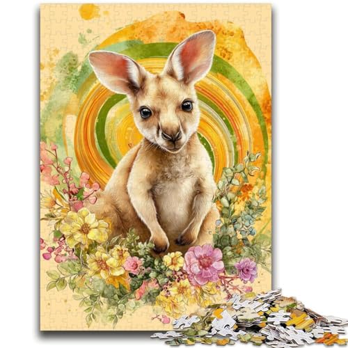 Puzzle 1000 Teile für Erwachsene Blumenkänguru Denkspiel Lernspiel zum Geburtstag, Weihnachten für ab 14 Jahren 50x75cm Puzzle 1000 Teile für Erwachsene Blumenkänguru Denkspiel Lernspiel zum Geburtstag, Weihnachten für ab 14 Jahren 50x75cm von LYXIANY