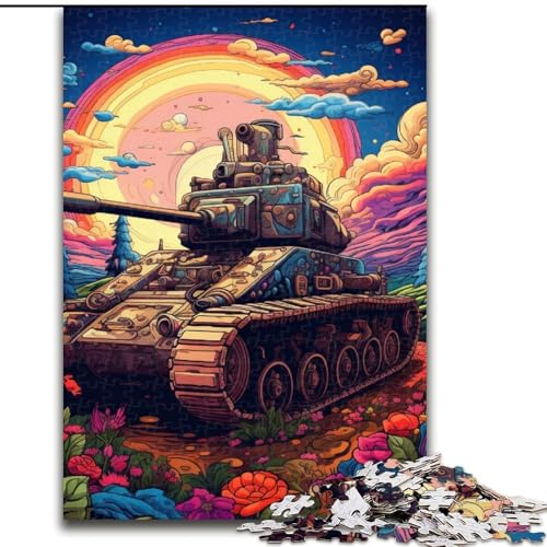 Puzzle 1000 Teile für Erwachsene Blumentank-Puzzles für Erwachsene Geburtstagsgeschenkidee, anspruchsvolles Denkspiel 50x75cm von LYXIANY