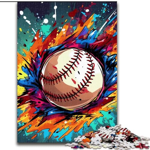 Puzzle 1000 Teile für Erwachsene Bunte Baseball-Puzzles für Erwachsene 50x75cm Denksportaufgabe, Spiel für Erwachsene, interaktive Familienaktivität Puzzle 1000 Teile für Erwachsene Bunte Baseball-Puzzles für Erwachsene 50x75cm Denksportaufgabe, Spiel für Erwachsene, interaktive Familienaktivität von LYXIANY
