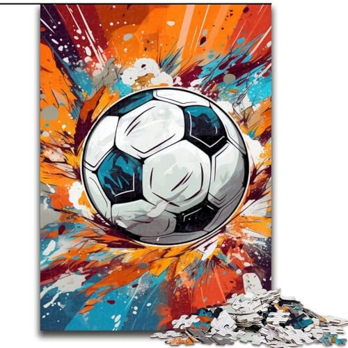 Puzzle 1000 Teile für Erwachsene Bunte Fußball-Puzzles für Erwachsene 50x75cm Denksportaufgabe, Spiel für Erwachsene, interaktive Familienaktivität Puzzle 1000 Teile für Erwachsene Bunte Fußball-Puzzles für Erwachsene 50x75cm Denksportaufgabe, Spiel für Erwachsene, interaktive Familienaktivität von LYXIANY