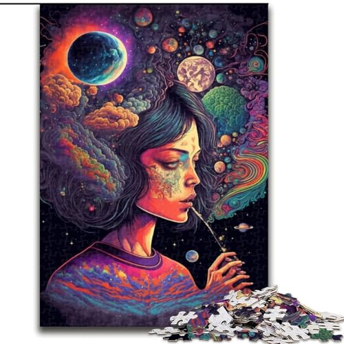 Puzzle 1000 Teile für Erwachsene Cosmic High, für 14+, anspruchsvolles Spiel als Geschenk für die ganze Familie und Freunde (Größe 50x75cm) von LYXIANY