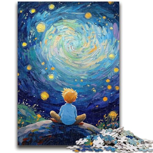 Puzzle 1000 Teile für Erwachsene Der kleine Prinz des Nachthimmels Denkspiel Lernspiel für Geburtstag, Weihnachten für ab 14 Jahre 50x75cm Puzzle 1000 Teile für Erwachsene Der kleine Prinz des Nachthimmels Denkspiel Lernspiel für Geburtstag, Weihnachten für ab 14 Jahre 50x75cm von LYXIANY