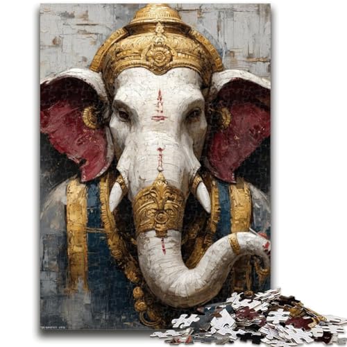 Puzzle 1000 Teile für Erwachsene Elefant Buddha Denkspiel Lernspiel zum Geburtstag, Weihnachten für ab 14 Jahren 26x38cm Puzzle 1000 Teile für Erwachsene Elefant Buddha Denkspiel Lernspiel zum Geburtstag, Weihnachten für ab 14 Jahren 26x38cm von LYXIANY