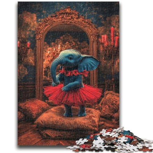 Puzzle 1000 Teile für Erwachsene Elefanten-Denkspiel Lernspiel zum Geburtstag, Weihnachten für ab 14 Jahren 50x75cm Puzzle 1000 Teile für Erwachsene Elefanten-Denkspiel Lernspiel zum Geburtstag, Weihnachten für ab 14 Jahren 50x75cm von LYXIANY