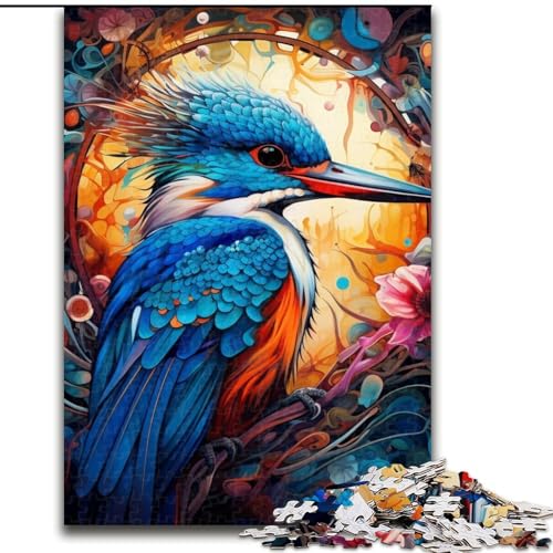 Puzzle 1000 Teile für Erwachsene Farbvogel-Puzzles für Erwachsene 26x38cm Denksportaufgabe, Spiel für Erwachsene, interaktive Familienaktivität von LYXIANY