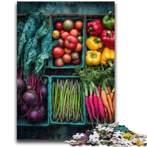 Puzzle 1000 Teile für Erwachsene Gemüsecollage Entspannungsspiele Lernspiel für Geburtstag, Weihnachten für und ab 14 Jahren 50x75cm Puzzle 1000 Teile für Erwachsene Gemüsecollage Entspannungsspiele Lernspiel für Geburtstag, Weihnachten für und ab 14 Jahren 50x75cm von LYXIANY