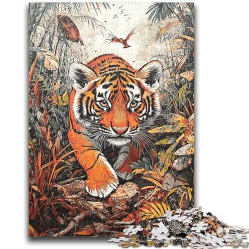 Puzzle 1000 Teile für Erwachsene Herbsttiger Denkspiel Lernspiel zum Geburtstag, Weihnachten für ab 14 Jahren 50x75cm Puzzle 1000 Teile für Erwachsene Herbsttiger Denkspiel Lernspiel zum Geburtstag, Weihnachten für ab 14 Jahren 50x75cm von LYXIANY