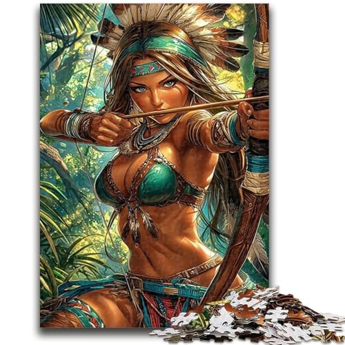 Puzzle 1000 Teile für Erwachsene Indianerprinzessin für und ab 14 Jahren Mitmachspiel Weihnachtsspiel Geschenke 50x75cm Puzzle 1000 Teile für Erwachsene Indianerprinzessin für und ab 14 Jahren Mitmachspiel Weihnachtsspiel Geschenke 50x75cm von LYXIANY