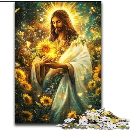 Puzzle 1000 Teile für Erwachsene Jesus-Puzzle aus Holz, anspruchsvolles Denkspiel für Teenager, Familienspaß, interaktives Spiel, Größe 50x75cm Puzzle 1000 Teile für Erwachsene Jesus-Puzzle aus Holz, anspruchsvolles Denkspiel für Teenager, Familienspaß, interaktives Spiel, Größe 50x75cm von LYXIANY