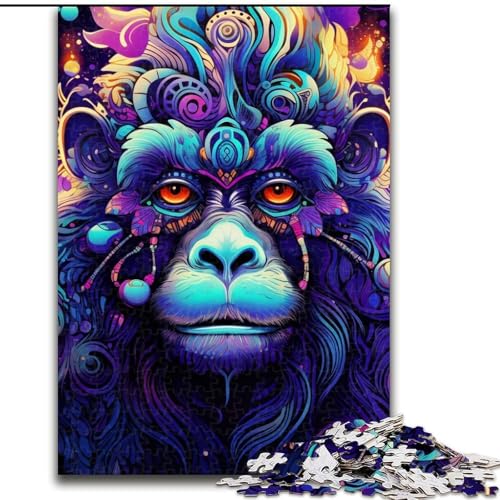 Puzzle 1000 Teile für Erwachsene Lila AFFE Papppuzzle 26x38cm Perfekt für Halloween, Weihnachten, Geburtstagsgeschenk Puzzle 1000 Teile für Erwachsene Lila AFFE Papppuzzle 26x38cm Perfekt für Halloween, Weihnachten, Geburtstagsgeschenk von LYXIANY