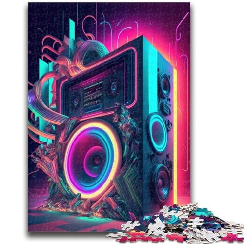 Puzzle 1000 Teile für Erwachsene Live-Musik Neon Familienspaß Ganze Familie Für Und Alter Ab 14 Jahren 26x38cm Puzzle 1000 Teile für Erwachsene Live-Musik Neon Familienspaß Ganze Familie Für Und Alter Ab 14 Jahren 26x38cm von LYXIANY