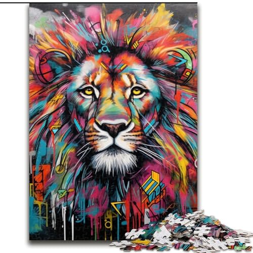Puzzle 1000 Teile für Erwachsene Löwen-Puzzle für Erwachsene 26x38cm Denksportaufgabe, Spiel für Erwachsene, interaktive Familienaktivität Puzzle 1000 Teile für Erwachsene Löwen-Puzzle für Erwachsene 26x38cm Denksportaufgabe, Spiel für Erwachsene, interaktive Familienaktivität von LYXIANY