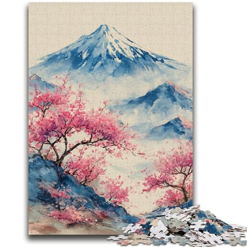 Puzzle 1000 Teile für Erwachsene Mount Fuji Denkspiel Lernspiel zum Geburtstag, Weihnachten für ab 14 Jahren 50x75cm Puzzle 1000 Teile für Erwachsene Mount Fuji Denkspiel Lernspiel zum Geburtstag, Weihnachten für ab 14 Jahren 50x75cm von LYXIANY