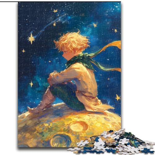 Puzzle 1000 Teile für Erwachsene Nachthimmel Der Kleine Prinz Puzzles aus Holz Interaktives Familienspiel, DIY-Heimdeko, Herausforderndes Denkspiel Geschenk Größe 50X75CM Puzzle 1000 Teile für Erwachsene Nachthimmel Der Kleine Prinz Puzzles aus Holz Interaktives Familienspiel, DIY-Heimdeko, Herausforderndes Denkspiel Geschenk Größe 50X75CM von LYXIANY
