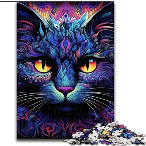 Puzzle 1000 Teile für Erwachsene Schwarze Katze Puzzle für Erwachsene 50x75cm Denksportaufgabe, Spiel für Erwachsene, interaktive Familienaktivität Puzzle 1000 Teile für Erwachsene Schwarze Katze Puzzle für Erwachsene 50x75cm Denksportaufgabe, Spiel für Erwachsene, interaktive Familienaktivität von LYXIANY