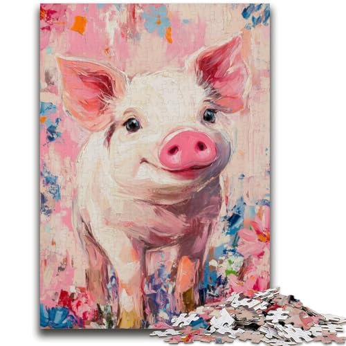 Puzzle 1000 Teile für Erwachsene Schweineölgemälde für und ab 14 Jahren Mitmachspiel Weihnachtsspiel Geschenke 26x38cm Puzzle 1000 Teile für Erwachsene Schweineölgemälde für und ab 14 Jahren Mitmachspiel Weihnachtsspiel Geschenke 26x38cm von LYXIANY