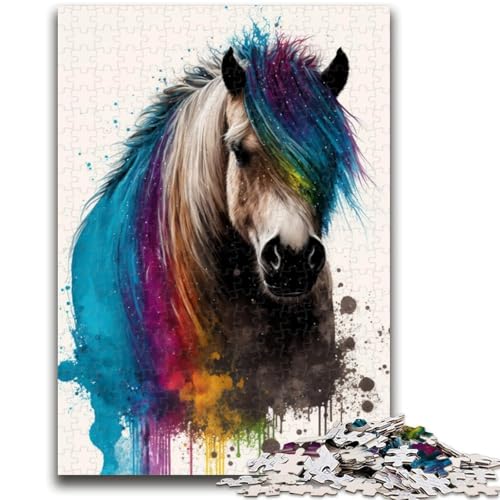Puzzle 1000 Teile für Erwachsene Shetlandpony Buntes Denkspiel Wanddekoration Einzigartige Geburtstags 38x26cm Puzzle 1000 Teile für Erwachsene Shetlandpony Buntes Denkspiel Wanddekoration Einzigartige Geburtstags 38x26cm von LYXIANY