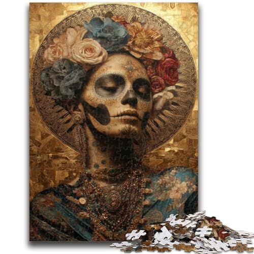 Puzzle 1000 Teile für Erwachsene Skelettkunst Denkspiel Lernspiel zum Geburtstag, Weihnachten für ab 14 Jahren 26x38cm von LYXIANY