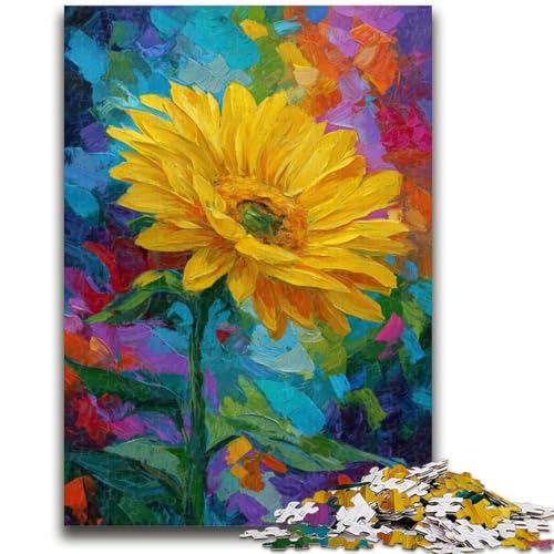 Puzzle 1000 Teile für Erwachsene Sonnenblumen-Denkspiel Lernspiel zum Geburtstag, Weihnachten für ab 14 Jahren 50x75cm Puzzle 1000 Teile für Erwachsene Sonnenblumen-Denkspiel Lernspiel zum Geburtstag, Weihnachten für ab 14 Jahren 50x75cm von LYXIANY