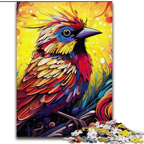 Puzzle 1000 Teile für Erwachsene Spatzen-Puzzles für Erwachsene, Geburtstagsgeschenkidee, anspruchsvolles Denkspiel, 26x38cm von LYXIANY