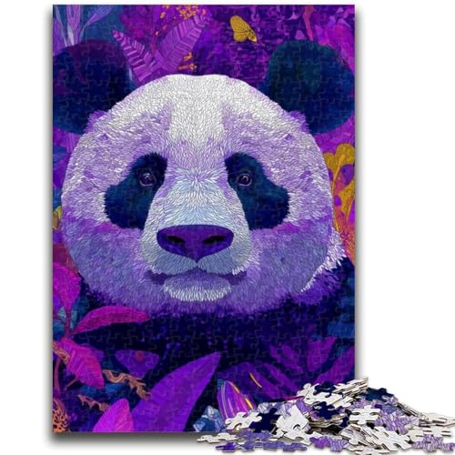 Puzzle 1000 Teile für Erwachsene Tierpanda Entspannungsspiele Lernspiel für Geburtstag, Weihnachten für und ab 14 Jahren 50x75cm von LYXIANY