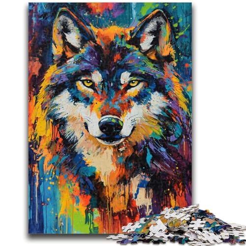 Puzzle 1000 Teile für Erwachsene Wolf Art Denksportspiel Lernspiel zum Geburtstag, Weihnachten für ab 14 Jahren 50x75cm Puzzle 1000 Teile für Erwachsene Wolf Art Denksportspiel Lernspiel zum Geburtstag, Weihnachten für ab 14 Jahren 50x75cm von LYXIANY