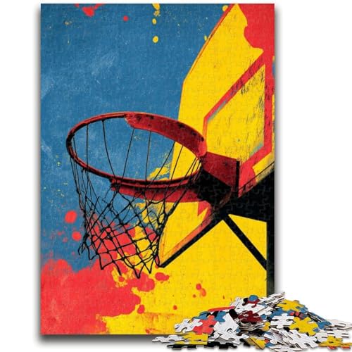 Puzzle 1000 Teile für Erwachsene und Jugendliche, Basketball, Sport, Lernspiel, Herausforderung, Spielzeug, Wanddekoration, einzigartige Geburtstags, 26x38cm Puzzle 1000 Teile für Erwachsene und Jugendliche, Basketball, Sport, Lernspiel, Herausforderung, Spielzeug, Wanddekoration, einzigartige Geburtstags, 26x38cm von LYXIANY