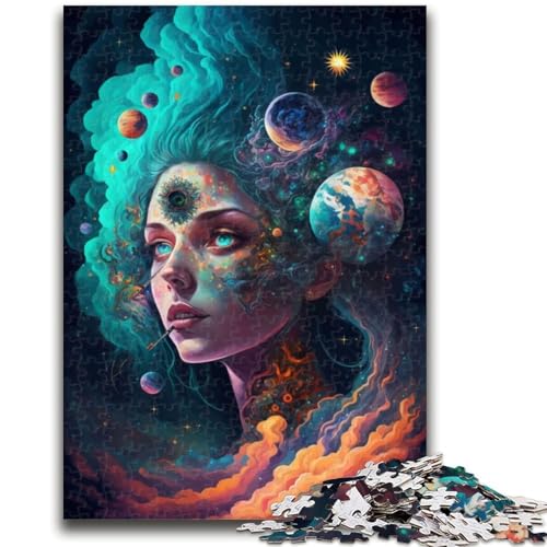 Puzzle 1000 Teile für Erwachsene und Jugendliche, Cosmic High Toys, Lernspiele, Stressabbau, Künstlersammlung, Bildende Kunst, 50x75cm von LYXIANY
