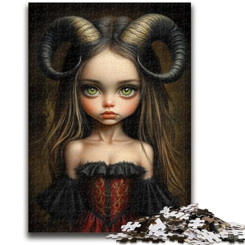 Puzzle 1000 Teile für Erwachsene und Jugendliche, Dämonendrachenspielzeug, Lernspiele, Stressabbau, Künstlersammlung, Bildende Kunst, 26x38cm Puzzle 1000 Teile für Erwachsene und Jugendliche, Dämonendrachenspielzeug, Lernspiele, Stressabbau, Künstlersammlung, Bildende Kunst, 26x38cm von LYXIANY