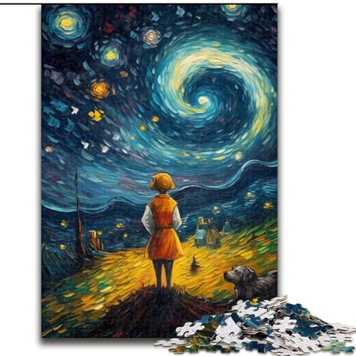 Puzzle 1000 Teile für Erwachsene und Jugendliche, Der Kleine Prinz des Nachthimmels, Lernspielzeug, Familienspiele, geeignet als Schreibtischdekoration, 38x26cm Puzzle 1000 Teile für Erwachsene und Jugendliche, Der Kleine Prinz des Nachthimmels, Lernspielzeug, Familienspiele, geeignet als Schreibtischdekoration, 38x26cm von LYXIANY
