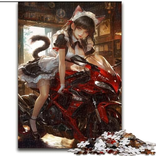 Puzzle 1000 Teile für Erwachsene und Jugendliche, Japanisches Anime-Mädchen, lehrreich ganze Familie (Größe 26x38cm) von LYXIANY