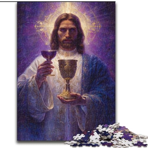 Puzzle 1000 Teile für Erwachsene und Jugendliche, Porträt von Maria, der Mutter, entspannendes intellektuelles Lernspielzeug, Geburtstagsgeschenk (Größe 26x38cm) von LYXIANY