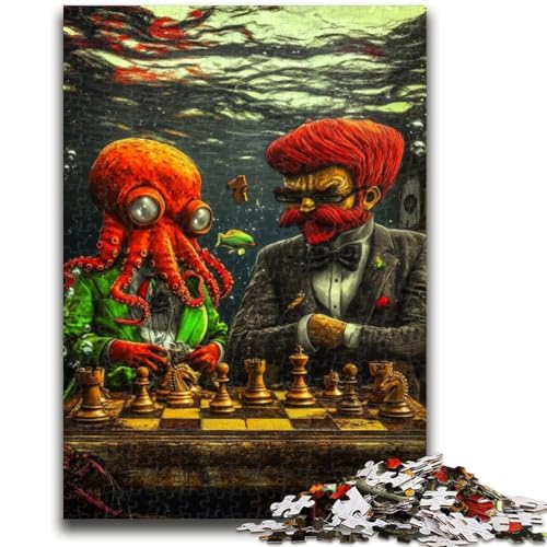 Puzzle 1000 Teile für Erwachsene und Jugendliche, Zirkustiere, pädagogisches Familienspiel, Wanddekoration, einzigartige Geburtstags, 26x38cm von LYXIANY