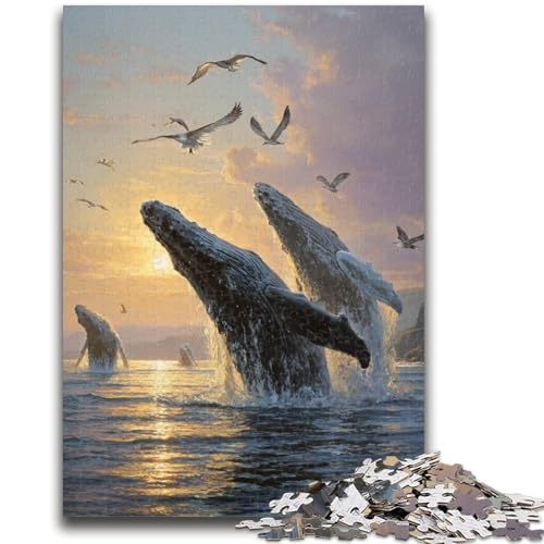 Puzzle 1000 Teile für Erwachsene und Jugendliche, geheimnisvoller Wal, Familienspaß mit passendem Poster und Quizblatt, für Kinder ab 14 Jahren, 26x38cm Puzzle 1000 Teile für Erwachsene und Jugendliche, geheimnisvoller Wal, Familienspaß mit passendem Poster und Quizblatt, für Kinder ab 14 Jahren, 26x38cm von LYXIANY