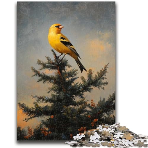 Puzzle 1000 Teile für Erwachsene und Jugendliche, schöner Vogel, Familienspaß mit passendem Poster und Quizblatt, für Kinder ab 14 Jahren, 26x38cm von LYXIANY