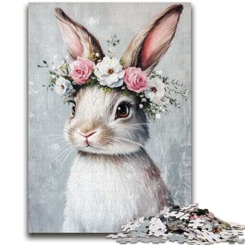 Puzzle 1000 Teile für Jugendliche, Osterhase, ab 14 Jahren, Denksportspiel, Erwachsene und Jugendliche, 50x75cm Puzzle 1000 Teile für Jugendliche, Osterhase, ab 14 Jahren, Denksportspiel, Erwachsene und Jugendliche, 50x75cm von LYXIANY