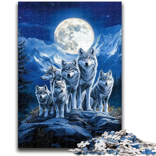 Puzzle 1000 Teile für Jugendliche Die Wolfsfamilie für und ab 14 Jahren Mitmachspiel Weihnachtsspiel Geschenke 50x75cm Puzzle 1000 Teile für Jugendliche Die Wolfsfamilie für und ab 14 Jahren Mitmachspiel Weihnachtsspiel Geschenke 50x75cm von LYXIANY