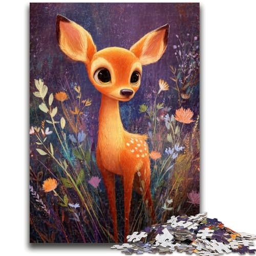 Puzzle 1000 Teile für Jugendliche Hirsch für und ab 14 Jahren Mitmachspiel Weihnachtsspiel Geschenke 50x75cm Puzzle 1000 Teile für Jugendliche Hirsch für und ab 14 Jahren Mitmachspiel Weihnachtsspiel Geschenke 50x75cm von LYXIANY