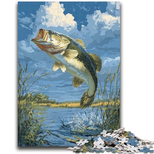 Puzzle 1000 Teile für Jugendliche Lachs für und ab 14 Jahren Mitmachspiel Weihnachtsspiel Geschenke 38x26cm von LYXIANY